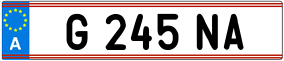 Truck License Plate